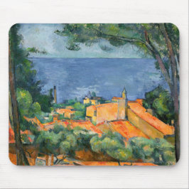 Mousepad Paul Cezanne - Estaque com Telhados Vermelhos