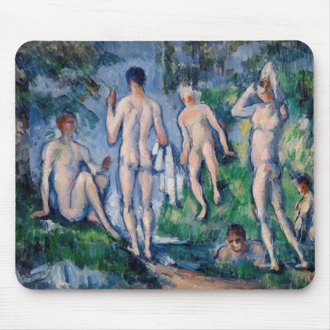 Mousepad Paul Cezanne - Grupo dos Bathers (Frente)