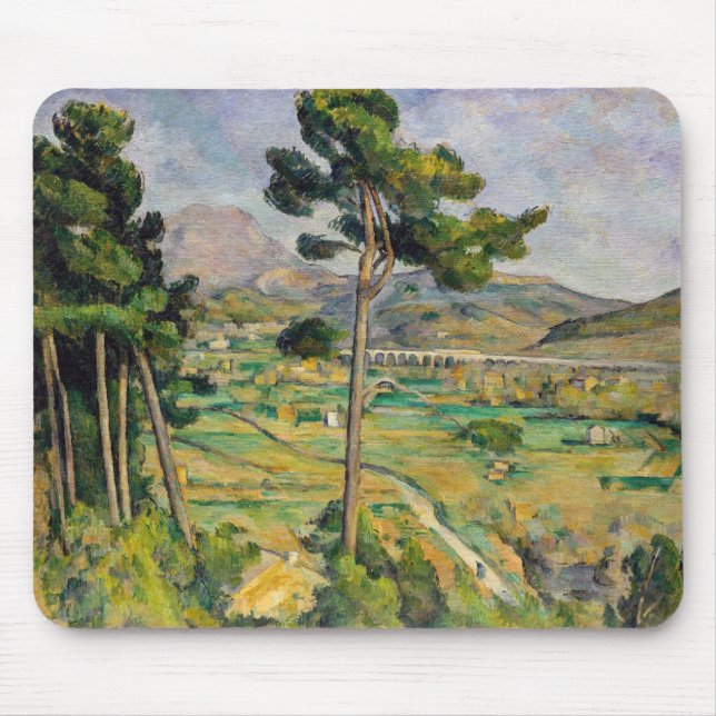 Mousepad Paul Cezanne - Mont Sainte-Victoire e Viaduto (Frente)