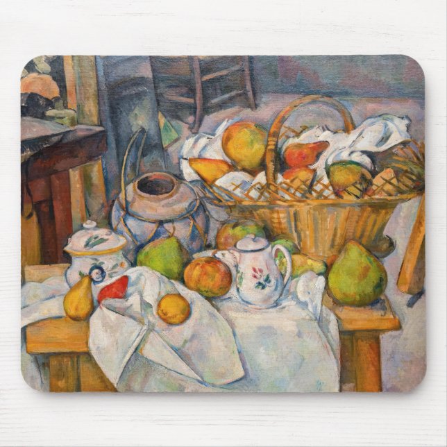 Mousepad Paul Cezanne - Natureza Morta com Cesto (Frente)