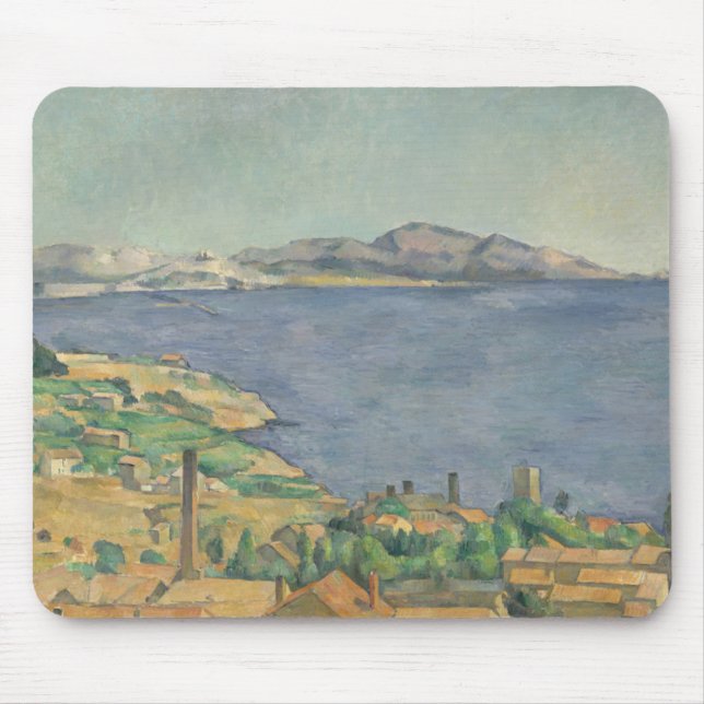 Mousepad Paul Cezanne | o golfo de Marselha visto de L (Frente)