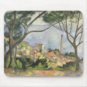 Mousepad Paul Cezanne   o mar no l'Estaque, 1878