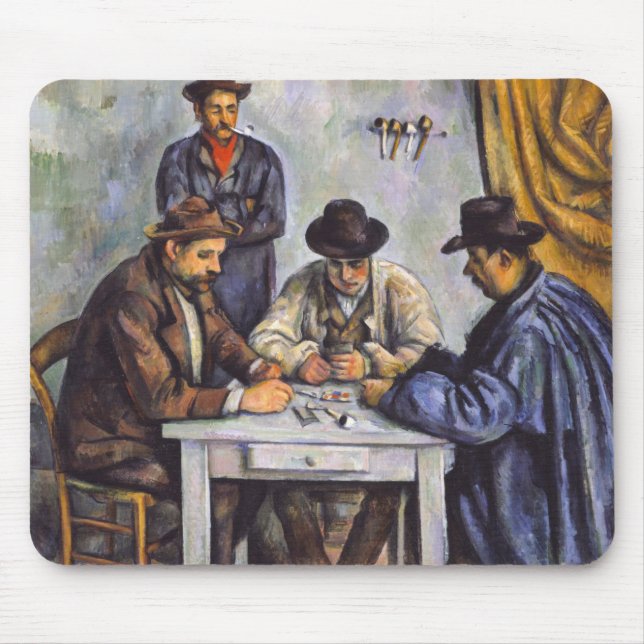 Mousepad Paul Cezanne - Os Jogadores de Cartas (Frente)