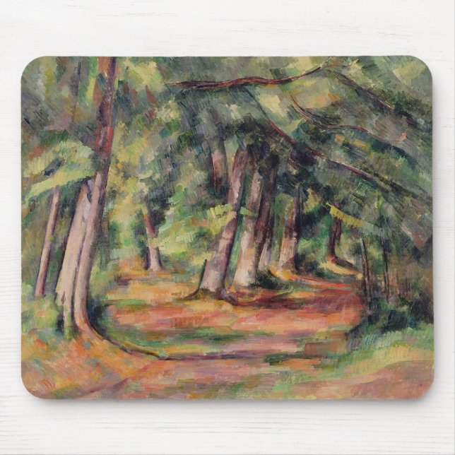 Mousepad Paul Cezanne | Sous-bois 1890-94 (Frente)