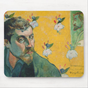 Mousepad Paul Gauguin  Autorretrato, Les Miserables,1888 