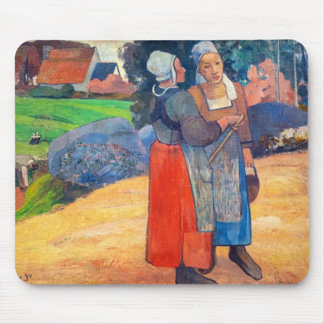 Mousepad Paul Gauguin - Paysannes Bretons (Frente)