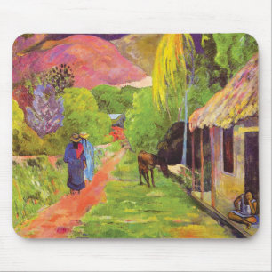 Mousepad Paul Gauguin Road no Taiti Vintage Fine Art