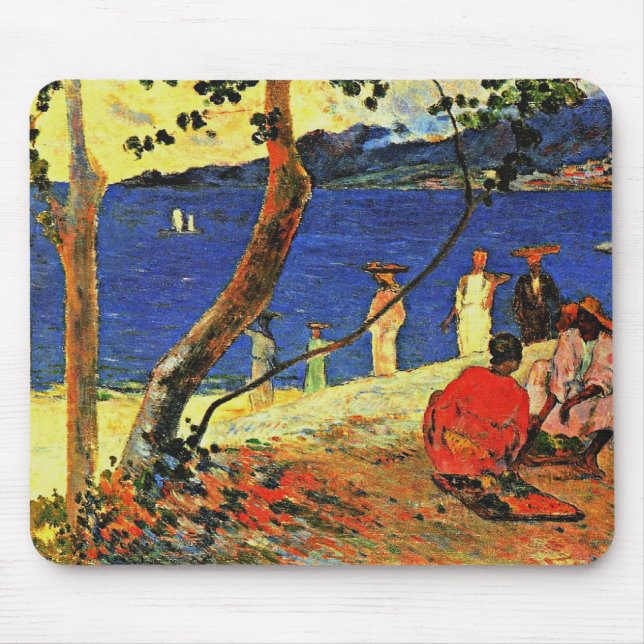 Mousepad Paul Gauguin - Uma Costa Marítima (Frente)