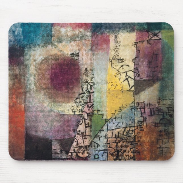 Mousepad Paul Klee Arte Abstrata Cubismo  (Frente)