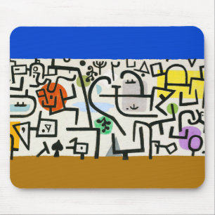 Mousepad Paul Klee Rich Harbor Abstrato Expressionismo