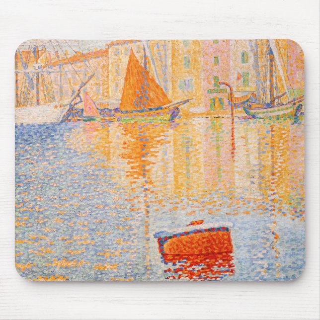 Mousepad Paul Signac - A Boia Vermelha, Santo-Tropez (Frente)