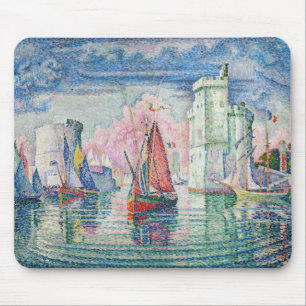 Mousepad Paul Signac - Entrada de La Rochelle Harbor