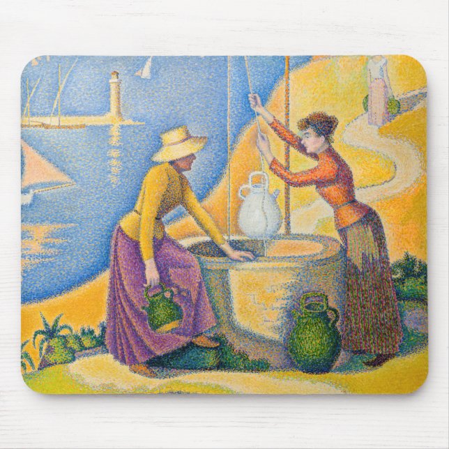 Mousepad Paul Signac - Mulheres no Bem (Frente)