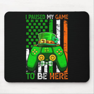 Mousepad Pausei Meu Jogo Para Estar Aqui, Vídeo Jogo Bandei