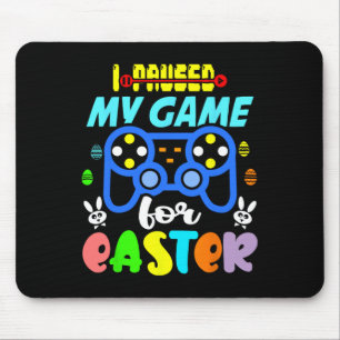 Mousepad Pausou Meu Jogo Para Páscoa Engraçado Gamer Boys K