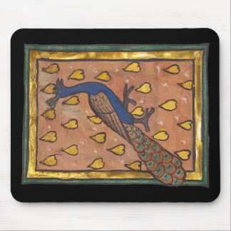 Mousepad Pavão do Bestiário Medieval c. 1270