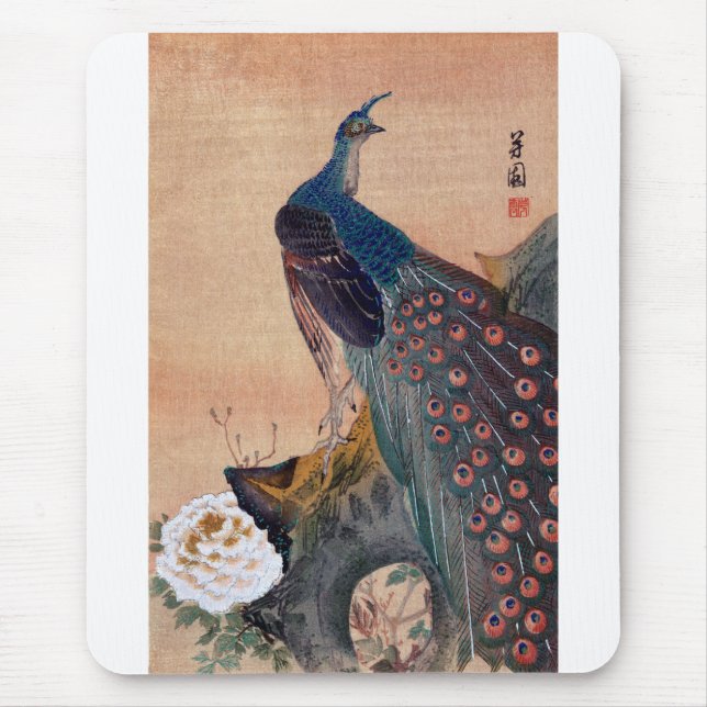 Mousepad Pavão japonês no.1 (Frente)