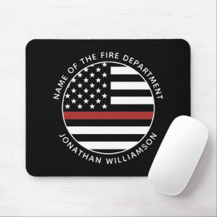 Mousepad Pavilhão Personalizado do Bombeiro Thin Red Line U