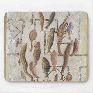 Mousepad Pavimento que descreve os peixes que escapam de