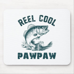 Mousepad Pawpaw Muito Legal Pescando Vovô Estilo Vintage Pa