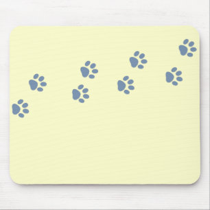 Mousepad pawprints do gato do cão de animais de estimaçã