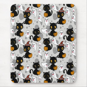 Mousepad Paws de Abóbora Fantasma Spooky