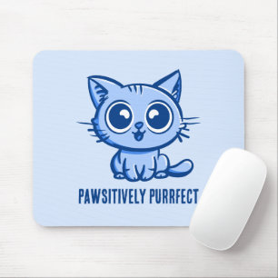 Mousepad Pawsitively Purfect, linda Ganga Kitten