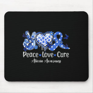 Mousepad Paz Amor Cura Azul Fita Ataxia Consciência