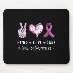 Mousepad Paz Amor Cura Consciência Homens Mulheres Crianças