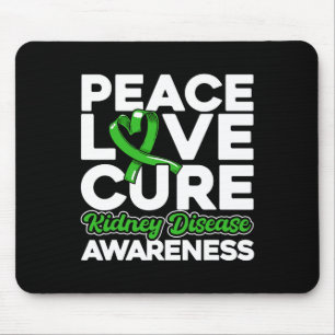 Mousepad Paz Amor Cura Doença Renal Sensibilização 1