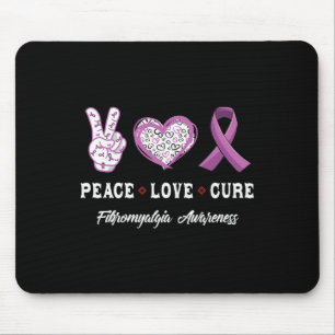 Mousepad Paz Amor Cura Fibromialgia Homens Conscientes Mulh