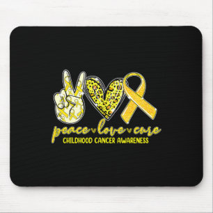 Mousepad Paz Amor Curta Cancer Sensibilização Infantil