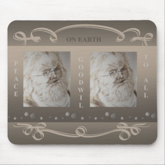 Mousepad PAZ do papai noel na BENEVOLÊNCIA da TERRA a TUDO