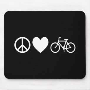 Mousepad Paz e Bicicletas