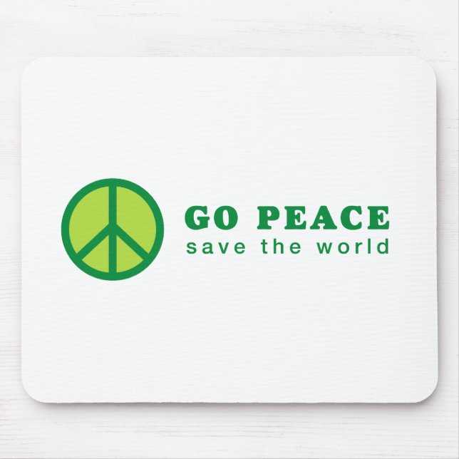 Mousepad Paz em Paz (Verde) (Frente)