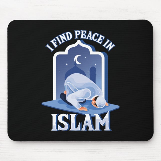 Mousepad Paz Na Mesquita De Oração Muçulmana Do Islã Namaz  (Frente)