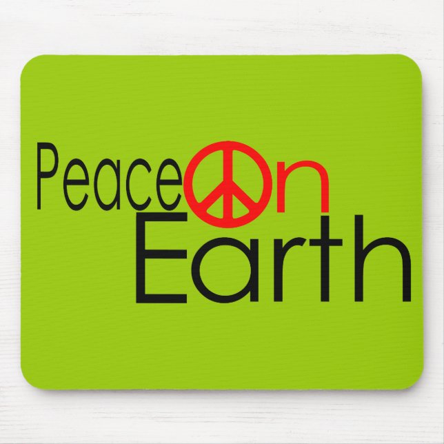 Mousepad Paz na Terra (Frente)