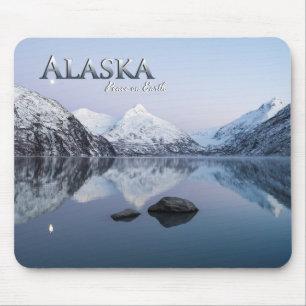 Mousepad Paz no Alasca na Terra