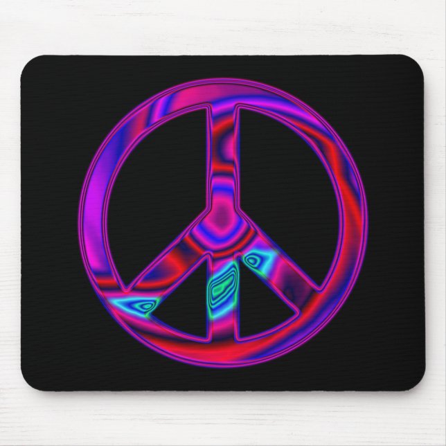 Mousepad Paz psicodélica (Frente)