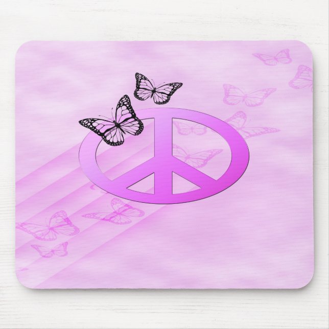 Mousepad Paz rosa (Frente)