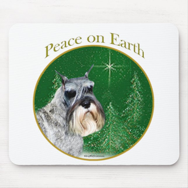 Mousepad Paz Standard Schnauzer (Frente)