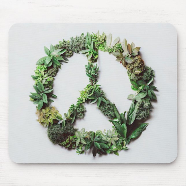 Mousepad Paz verde (Frente)