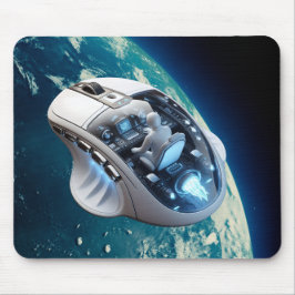 Mousepad PC Mouse-Spacecraft: Clique em Earth Orbit.