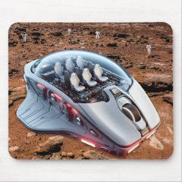 Mousepad PC Mouse-Spacecraft: Rolar em Marte - Missão 01.