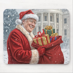 Mousepad Pé de Papai Noel com Saco de Presente