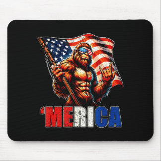Mousepad Pé grande América rocha bandeira americana patriót