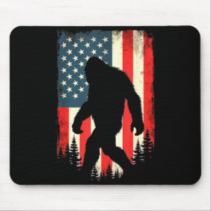 Mousepad Pé grande bandeira dos EUA patriótica quatro de ju