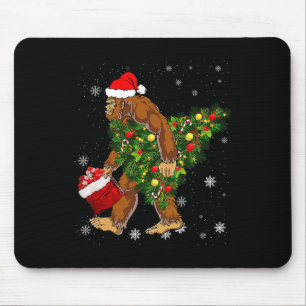 Mousepad Pé Grande Carregando Árvore de Natal Crença
