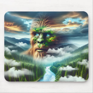 Mousepad Pé-Grande-de-Olho Azul nas Montanhas
