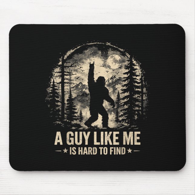 Mousepad Pé Grande Engraçado Balançar Um Cara Assim é Difíc (Frente)